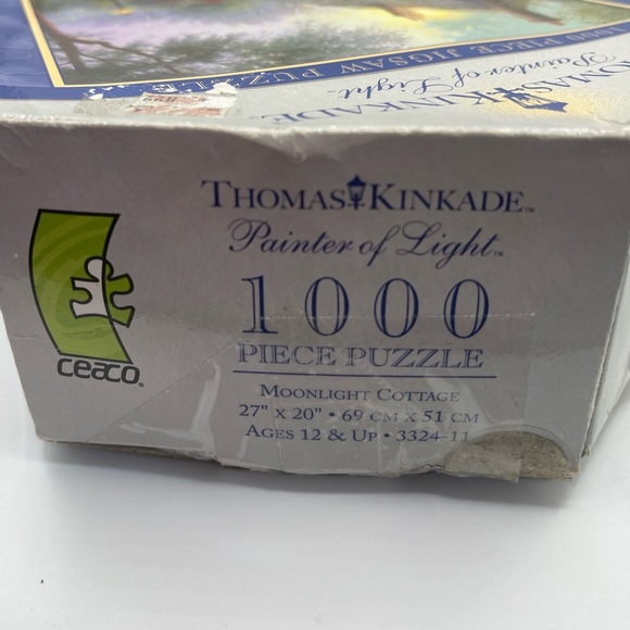 Thomas Kinkade 1000 Piece Jigsaw Puzzle Vintage Rare Complete Family Fun Artist - Picture 10 of 13